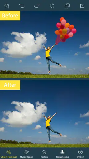 Photo Retouch-Borrar Objetos screenshot