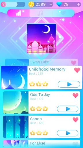 Piano Music Go-Juegos de Piano screenshot