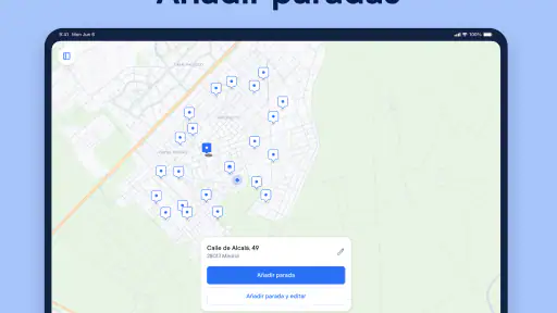 Planificador de rutas Circuit screenshot