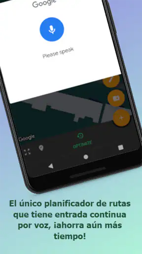 Planificador de rutas - Vision screenshot