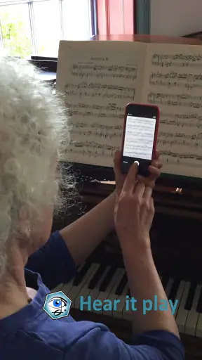 PlayScore2 needs hi-end camera screenshot