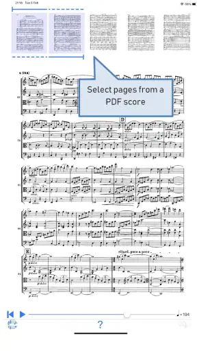 PlayScore2 needs hi-end camera screenshot