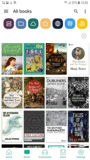 PocketBook libro screenshot