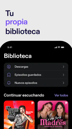Podimo: Podcasts y Audiolibros screenshot