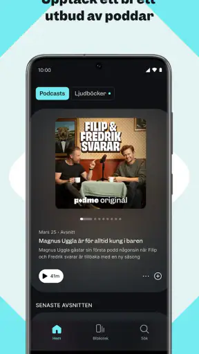 Podme - Poddar och ljudböcker screenshot