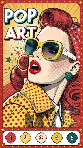 PopArt Color Paint By Number screenshot
