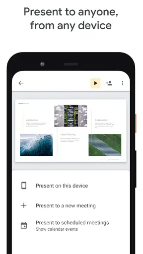 Presentaciones de Google screenshot