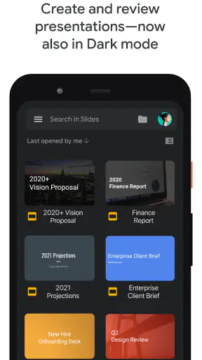 Presentaciones de Google screenshot