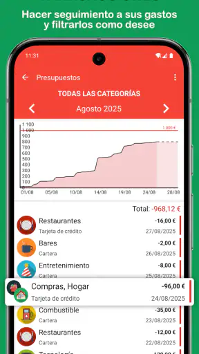 Presupuesto Rápido - Gastos screenshot