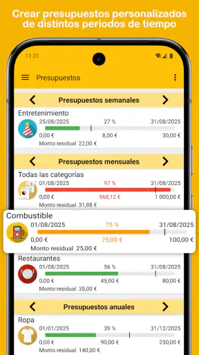 Presupuesto Rápido - Gastos screenshot