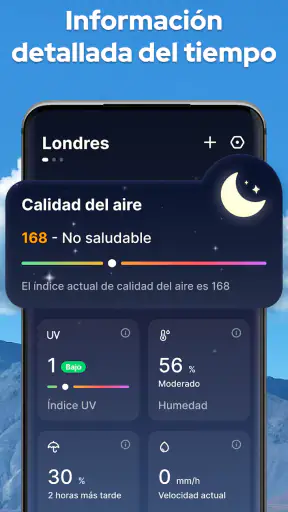 Previsión del tiempo con radar screenshot