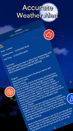 Previsión meteorológica local screenshot