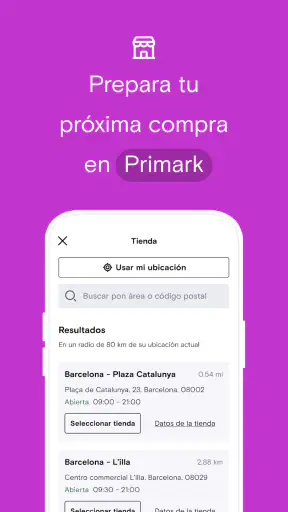Primark screenshot