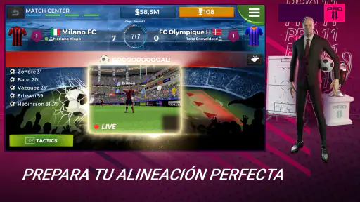 Pro 11 - Football Manager Game screenshot