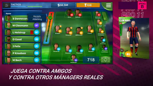 Pro 11 - Football Manager Game screenshot