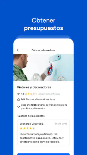 ProntoPro: Busca Profesionales screenshot