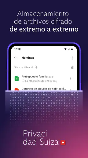 Proton Drive: Datos en la nube screenshot
