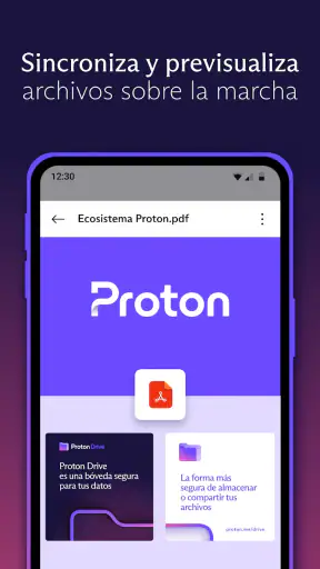 Proton Drive: Datos en la nube screenshot