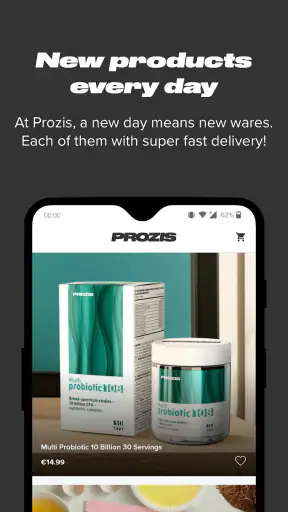 Prozis screenshot
