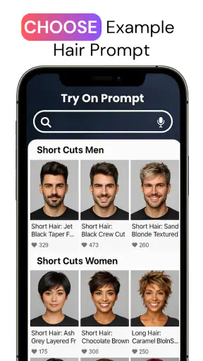 Prueba cortes de cabello IA screenshot