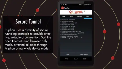 Psiphon VPN: Libertad en línea screenshot