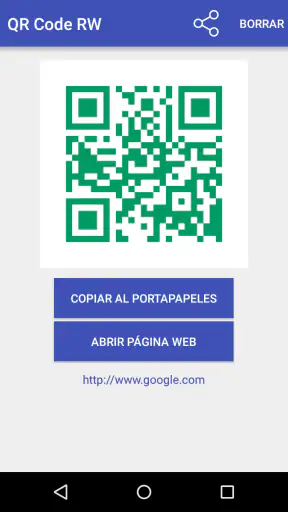 QR Code RW Escáner y Generador screenshot