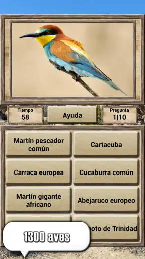 Quiz del reino animal screenshot