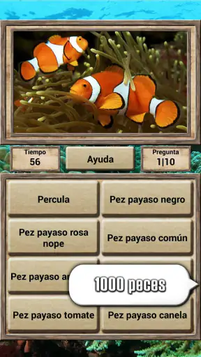 Quiz del reino animal screenshot