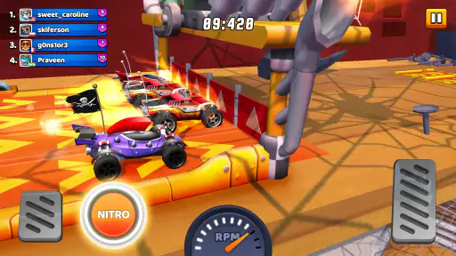 Race Driving Crash juego screenshot