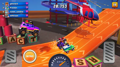 Race Driving Crash juego screenshot