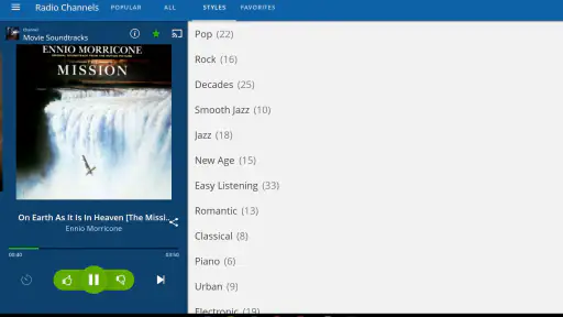 RadioTunes screenshot