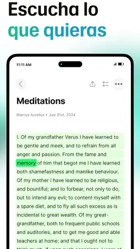 ElevenReader - Lector de voz screenshot