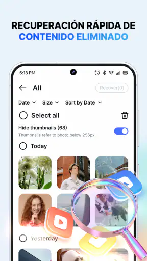 Recuperación de Fotos y Vídeos screenshot