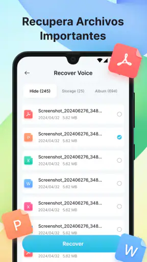 Recuperar Fotos y Archivos screenshot