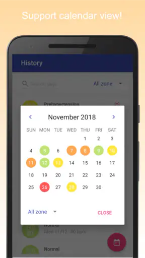 Registro de presión arterial screenshot