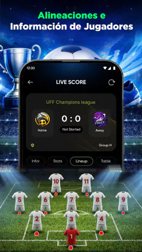 Resultados Fútbol En Vivo screenshot