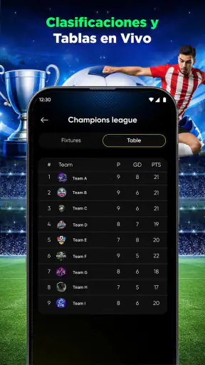 Resultados Fútbol En Vivo screenshot
