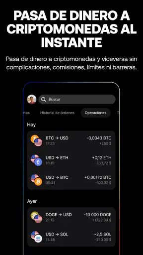 Revolut X: Bitcoin y crypto screenshot