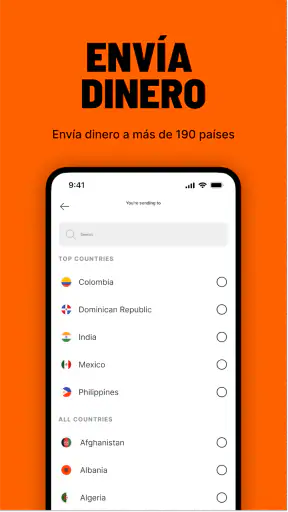Ria Money Transfer screenshot