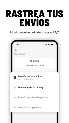 Ria Money Transfer screenshot