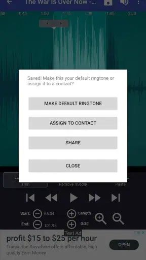 Ringtone Maker:crea tono screenshot