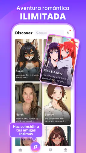 Rosytalk - personaje IA RP screenshot