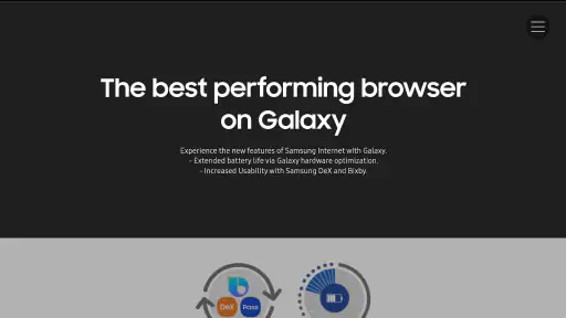 Samsung Browser screenshot
