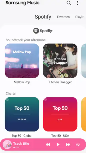 Samsung Music screenshot