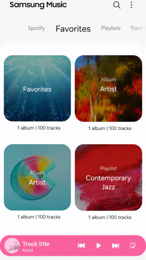 Samsung Music screenshot