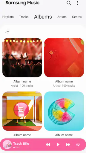 Samsung Music screenshot