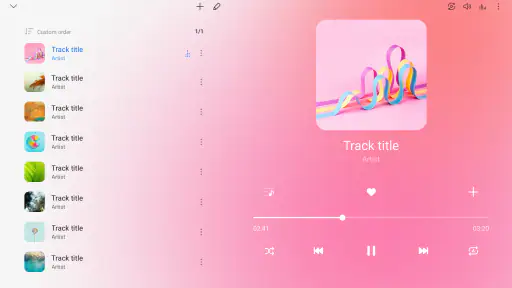 Samsung Music screenshot