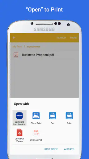 Samsung Print Service Plugin screenshot