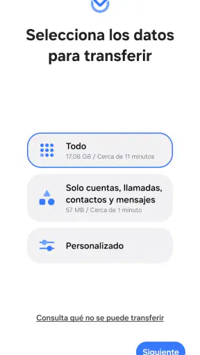 Samsung Smart Switch Mobile screenshot