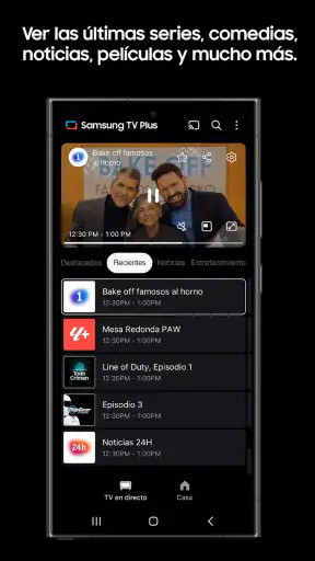 Samsung TV Plus screenshot